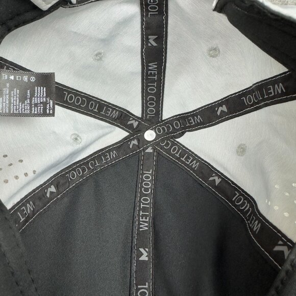 Mission Cap Adults Hydroactive Cooling Performance Vented  Light Gray Lazer Cut - Picture 11 of 12